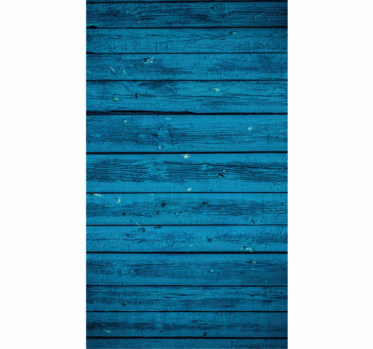 Estore de rolo quarto madeira azul - TenStickers