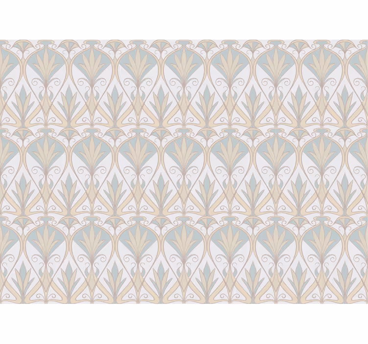 Estore de rolo quarto padrão floral botânico retrô - TenStickers