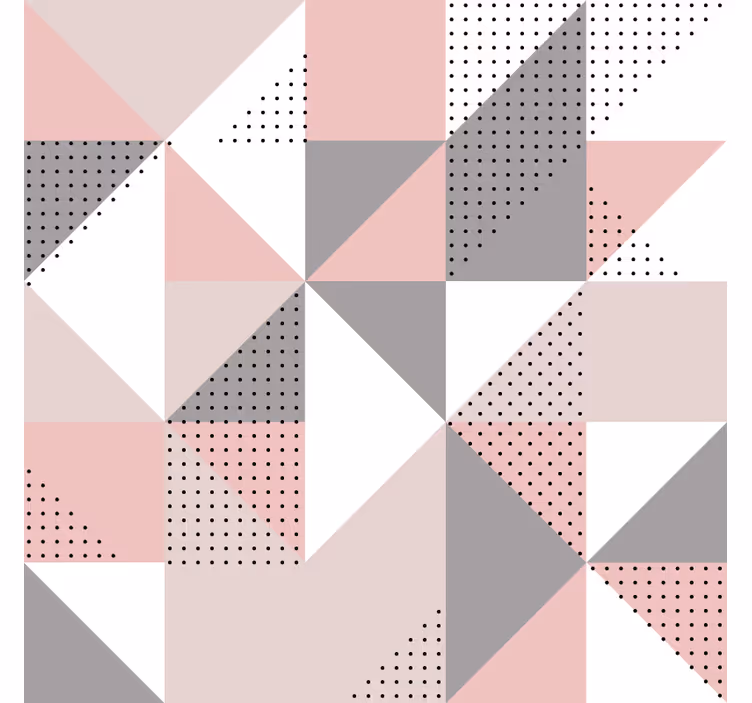 Estore de rolo quarto triângulos nórdicos em pastel - TenStickers