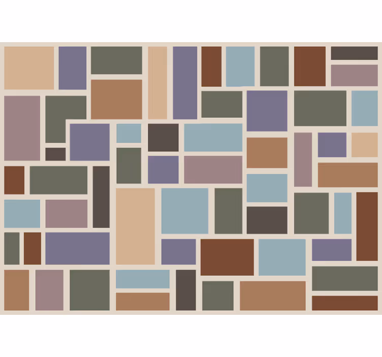 Estore de rolo quarto azulejo moderno colorido - TenStickers