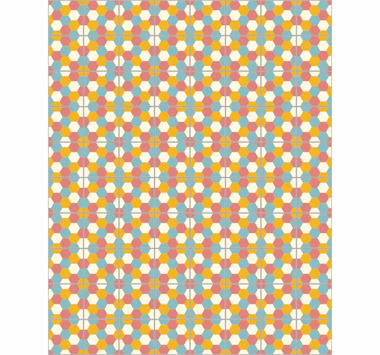 Estore de rolo quarto com design geométrico - TenStickers