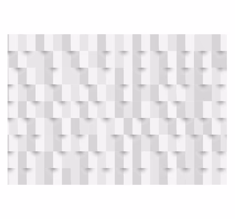 Estore de rolo branco quebra-cabeça geométrico - TenStickers