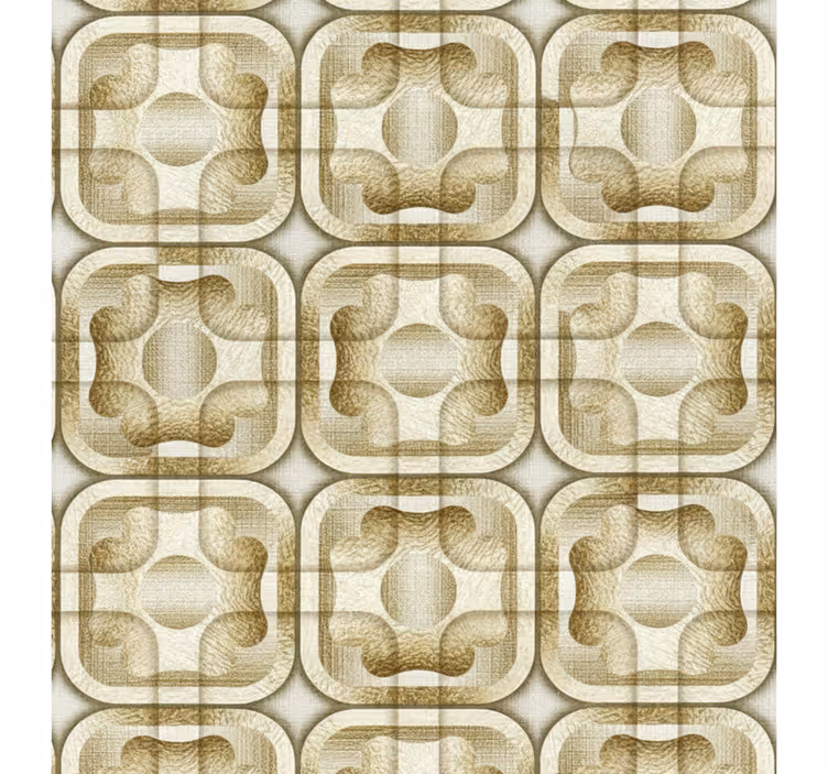 Estore de rolo vintage com padrão vintage - TenStickers