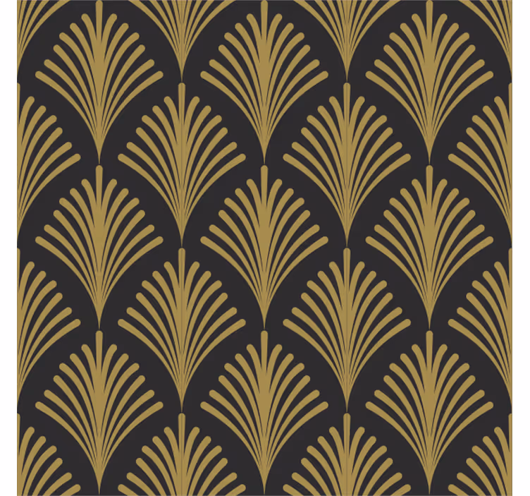 Estore de rolo vintage glamour dourado dos anos 20 - TenStickers