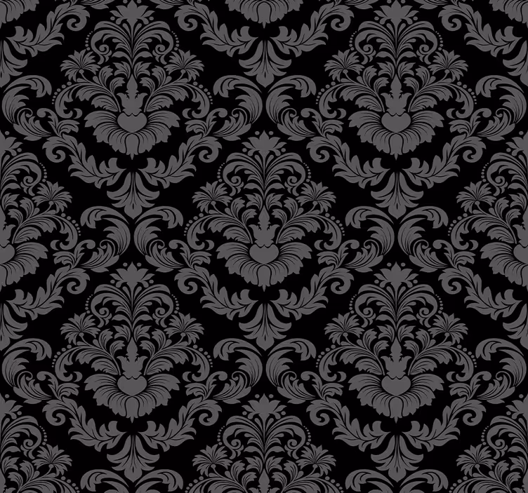 Estore de rolo vintage design floral luxuoso - TenStickers