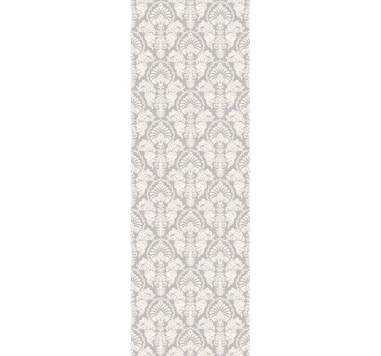 Estore de rolo vintage com scroll floral elegante - TenStickers