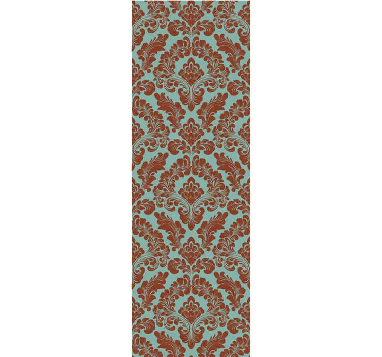 Estore de rolo vintage com estampa damasco elegante - TenStickers