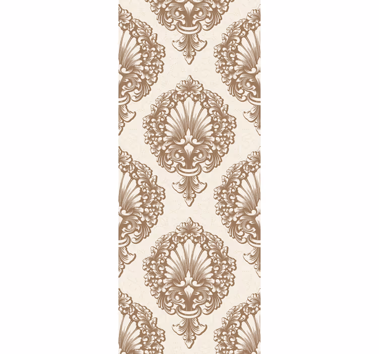 Estore de rolo vintage padrões elegantes de concha - TenStickers