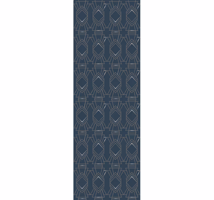 Estore de rolo vintage losango art déco - TenStickers