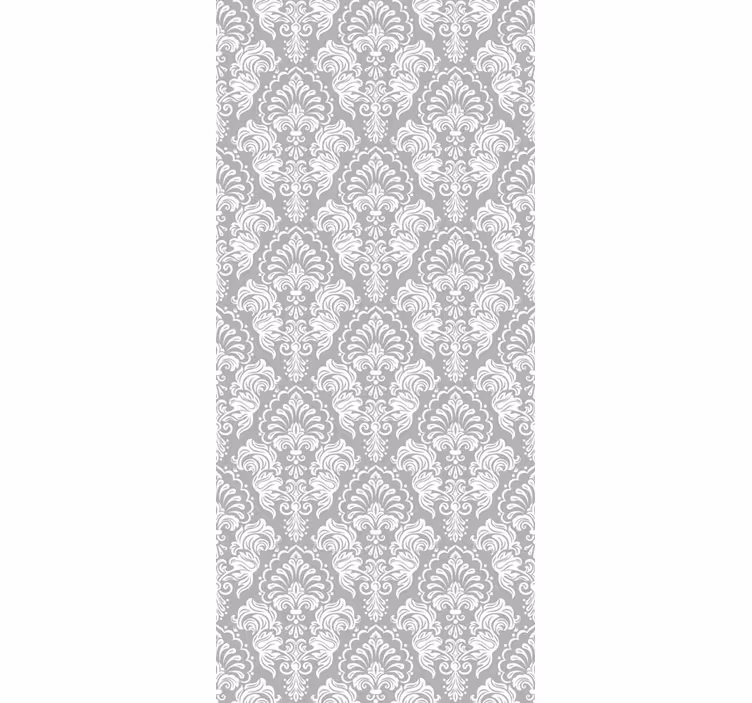 Estore de rolo vintage com padrão damasco elegante - TenStickers