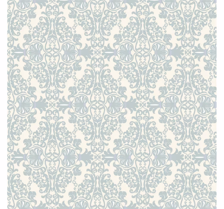 Estore de rolo vintage padrão verde - TenStickers