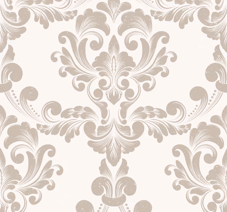 Estore de rolo vintage damasco - TenStickers