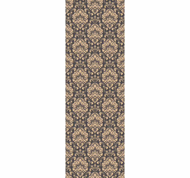 Estore de rolo vintage com design barroco dourado - TenStickers