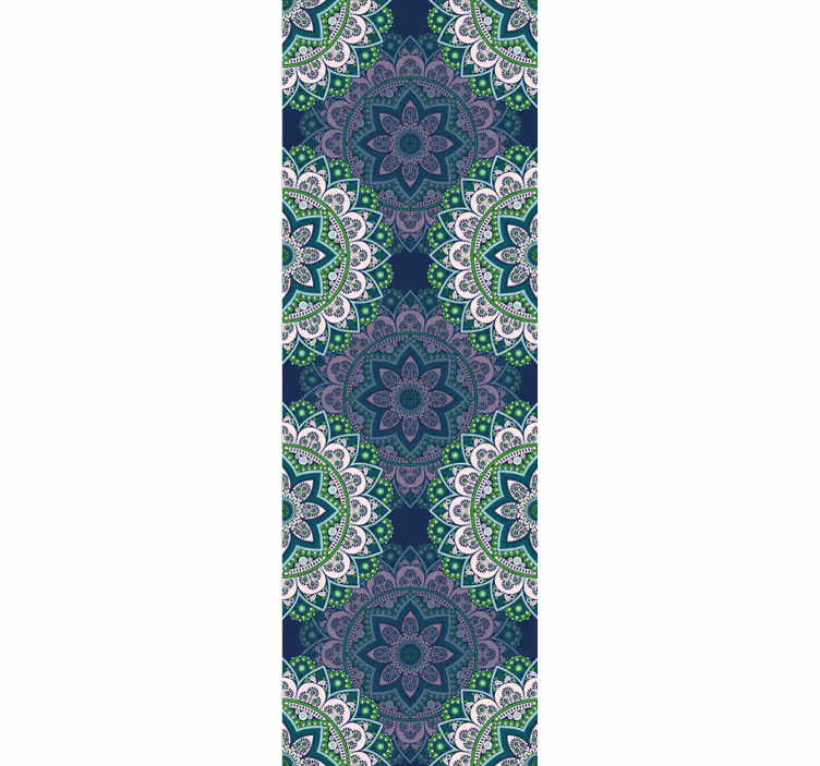 Estore de rolo vintage mandala de vitral - TenStickers