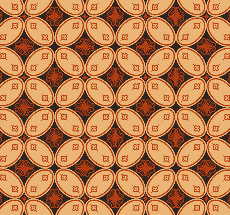Estore de rolo vintage com motivos retrô - TenStickers