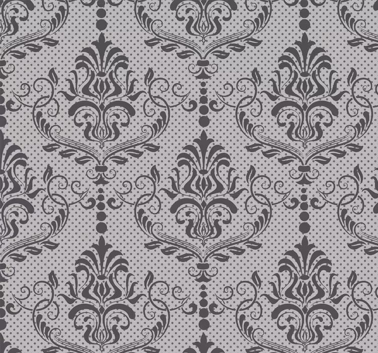 Estore de rolo vintage padrão barroco elegante - TenStickers