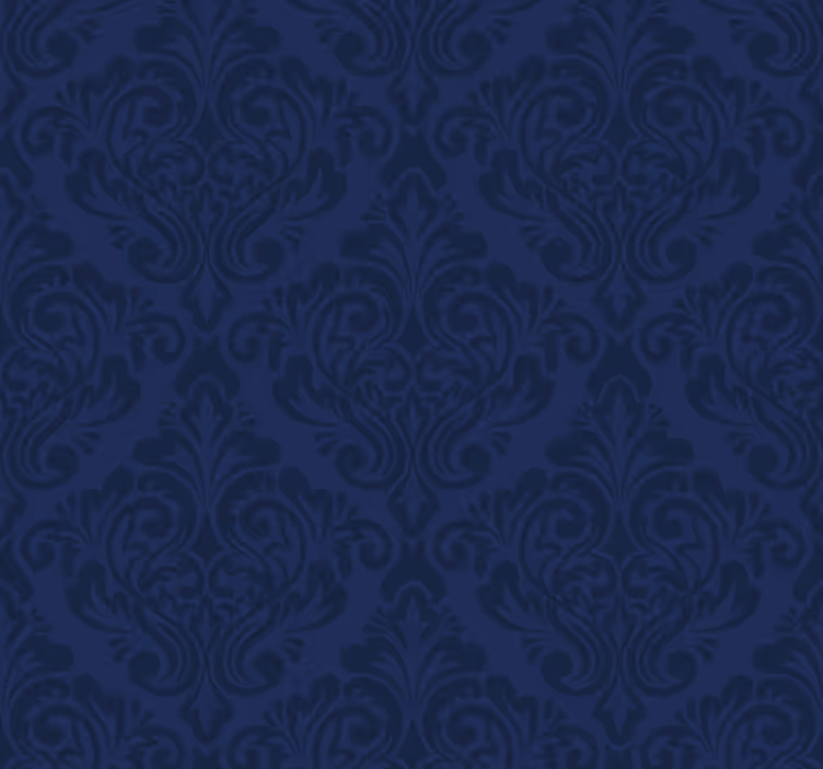 Estore de rolo vintage em damasco azul-marinho - TenStickers