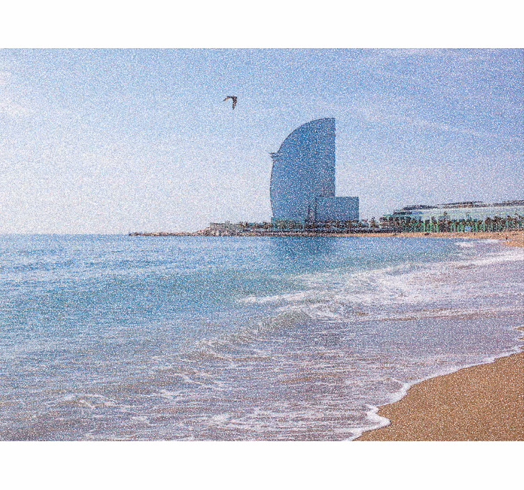 Estore de rolo para sala vela hotel na barceloneta - TenStickers