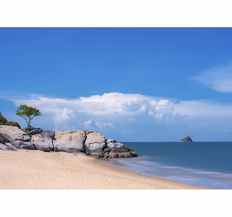 Estore de rolo para sala paraíso na terra - TenStickers