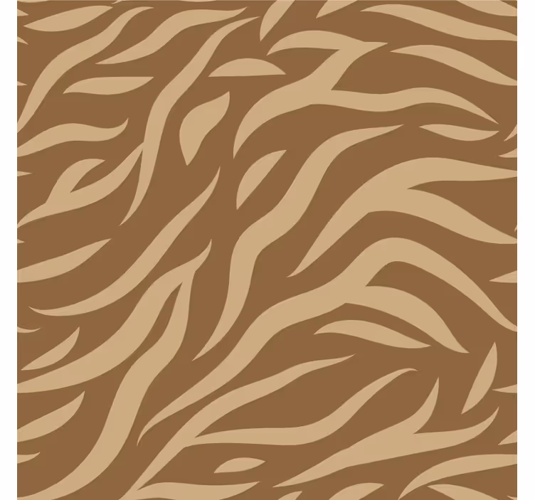 Estore de rolo para sala padrão tigre marrom e bege - TenStickers