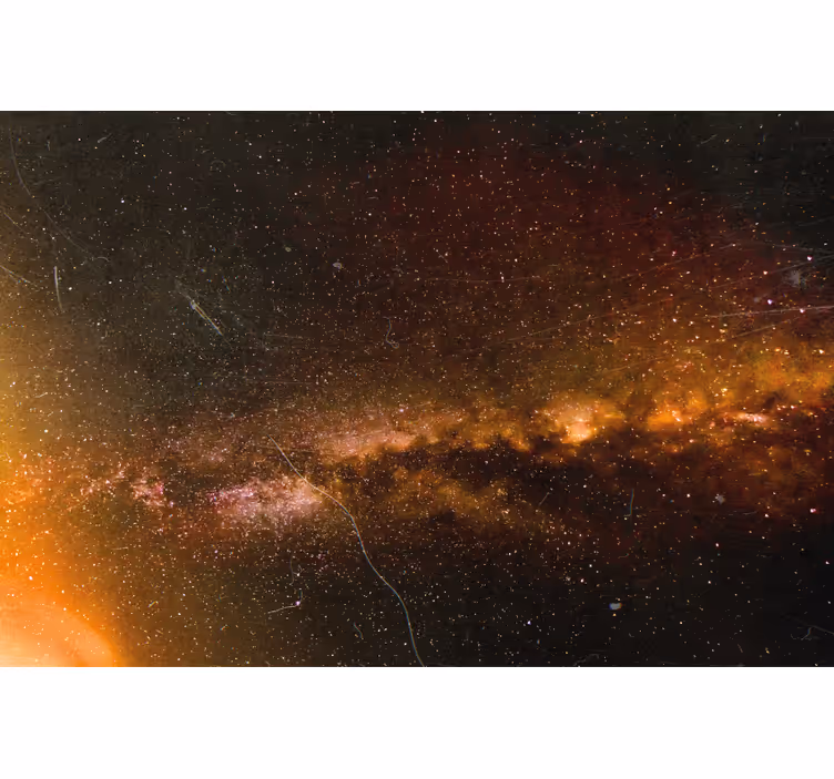 Estore de rolo para sala chuva cósmica no espaço - TenStickers