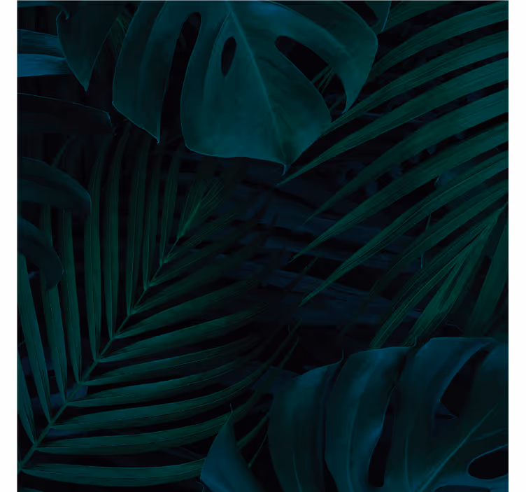 Estore de rolo para sala folhas e plantas da floresta - TenStickers