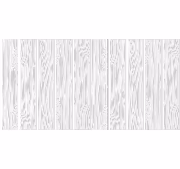 Estore de rolo branco imitação de piso de madeira - TenStickers