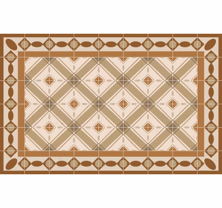 Estore de rolo bege azulejos portugueses - TenStickers
