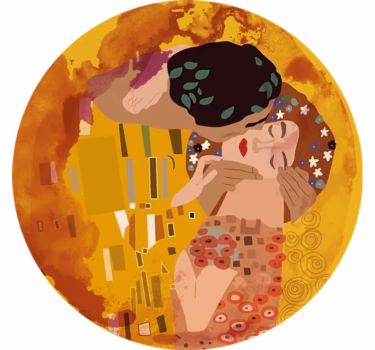 Estore de rolo quarto beijo de klimt - TenStickers