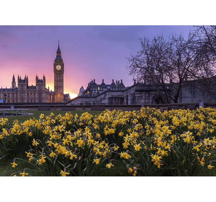 Estore de rolo quarto big ben com luz do sol - TenStickers