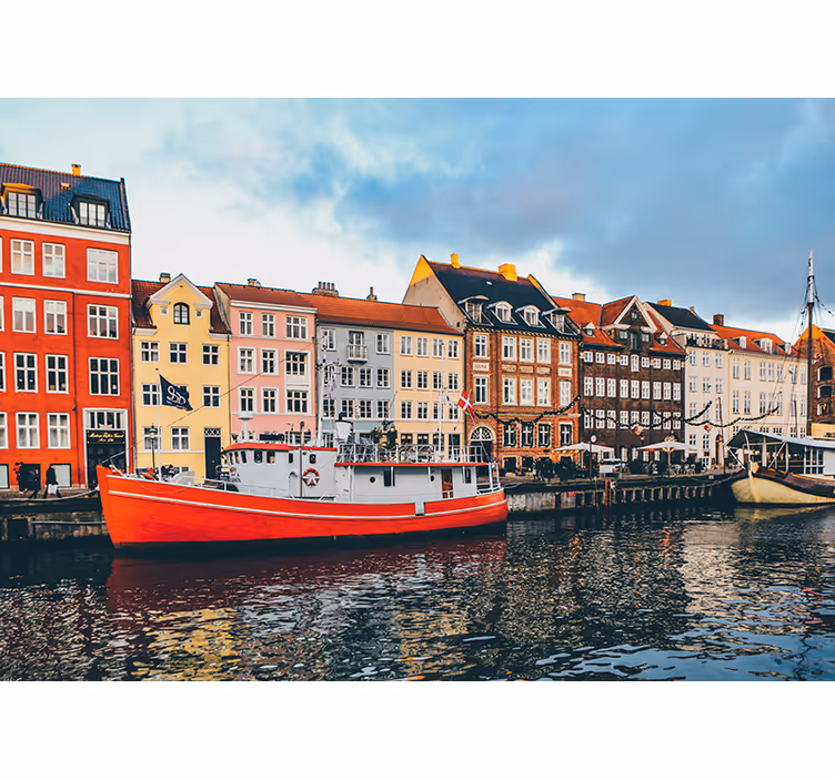 Estore de rolo quarto a bela e colorida nyhavn - TenStickers