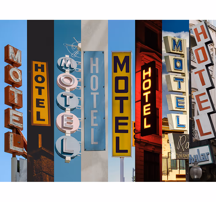 Estore de rolo quarto placas de hotel - TenStickers