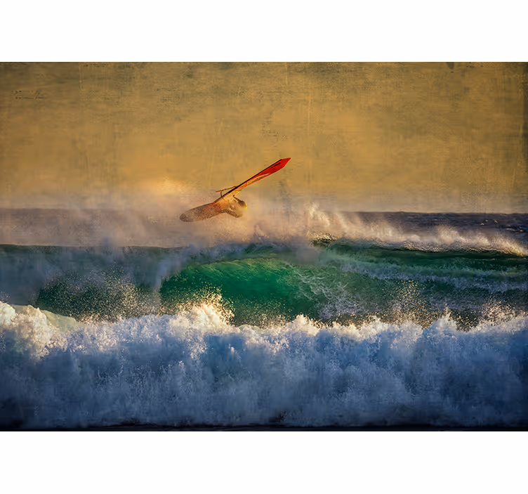 Estore de rolo quarto windsurf ondas - TenStickers