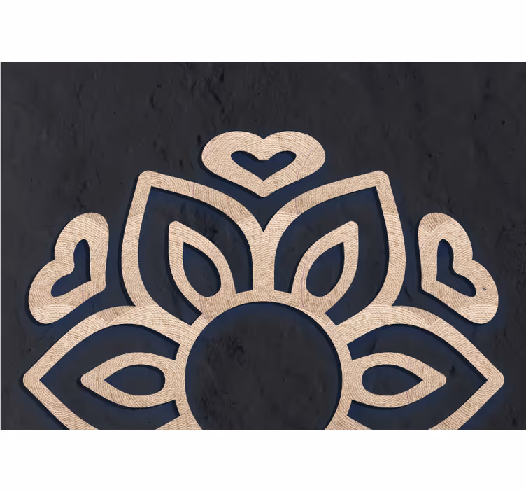 Estore de rolo quarto imitação de rattan boho - TenStickers