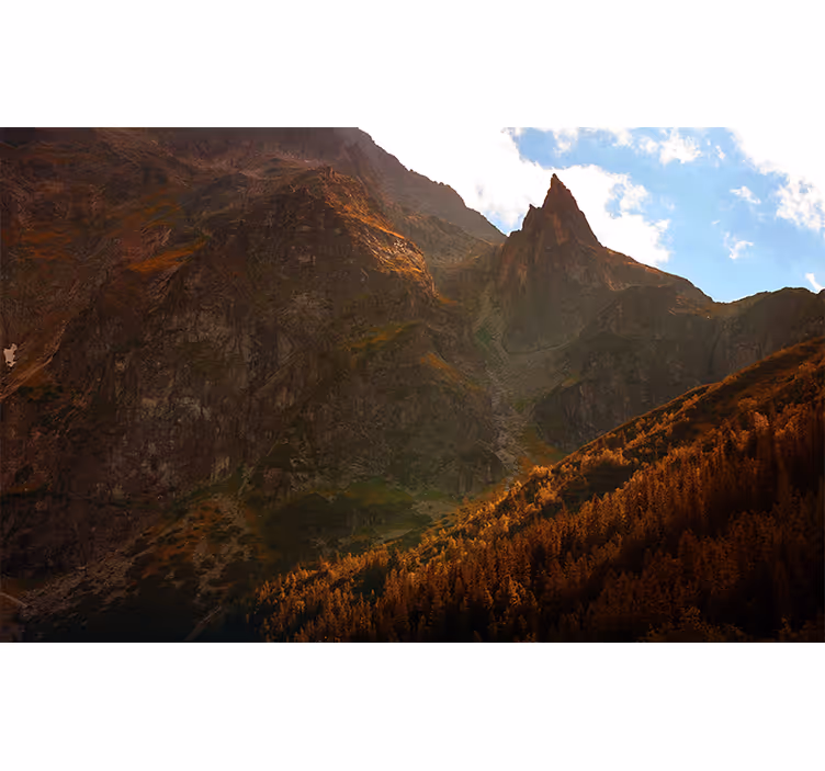 Estore de rolo quarto paisagem das montanhas tatra - TenStickers
