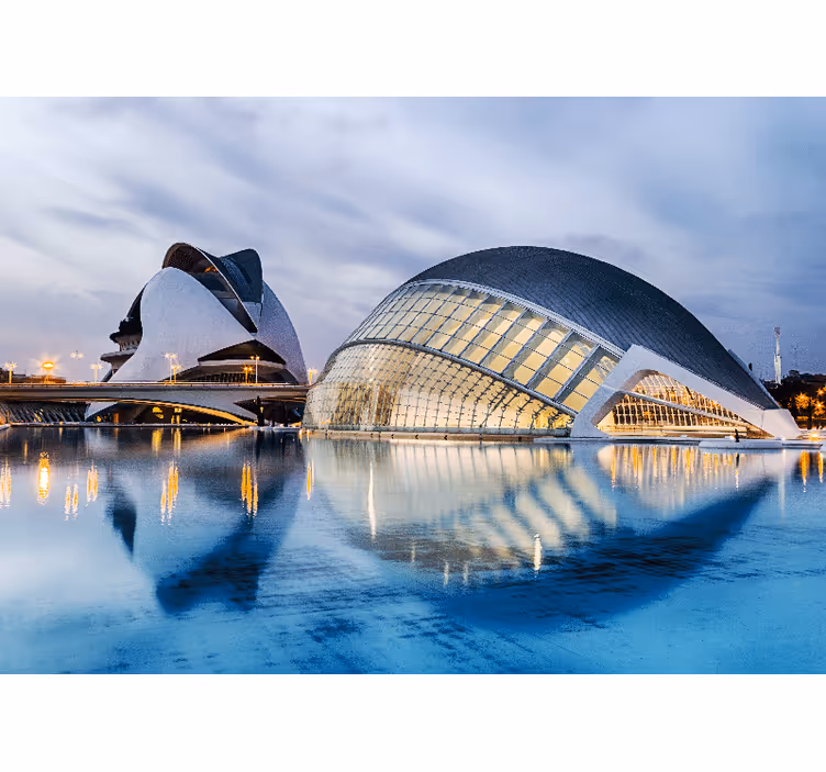 Estore de rolo quarto cidade das artes e ciências - TenStickers