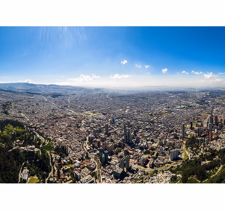 Estore de rolo quarto com vista para bogotá - TenStickers