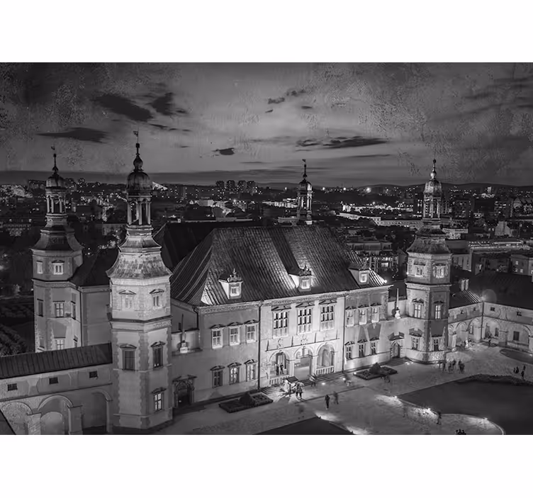 Estore de rolo quarto kielce à noite - TenStickers
