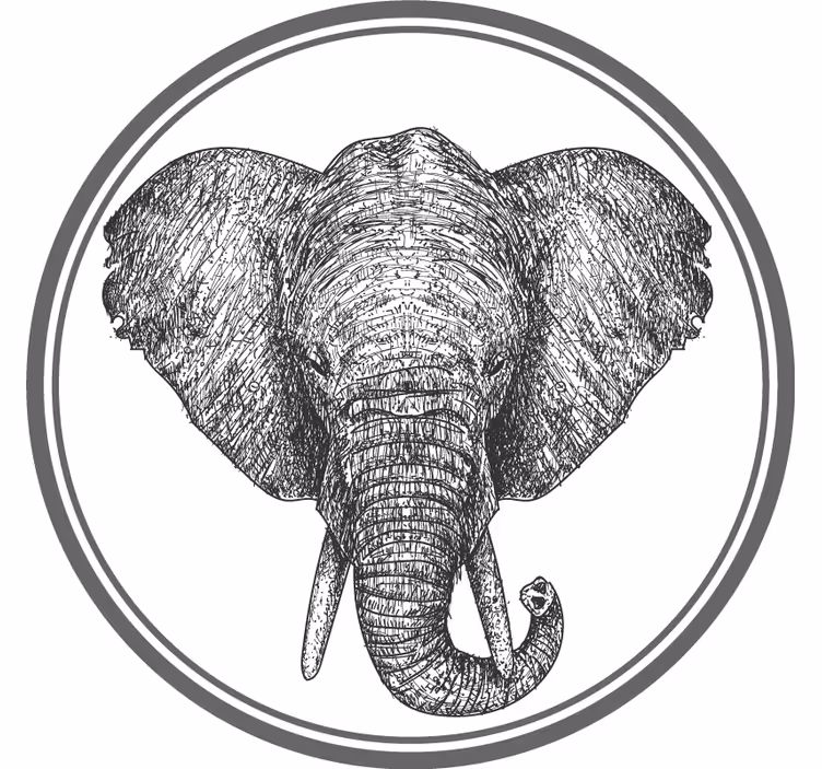 Estore de rolo cinzento elefante cinza - TenStickers