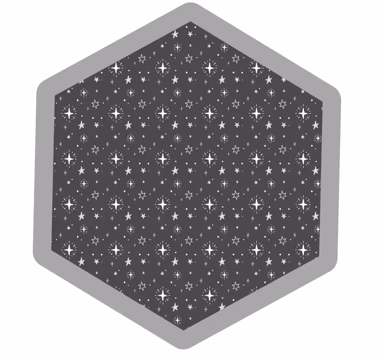 Estore de rolo cinzento estrelas infantis lavadas - TenStickers