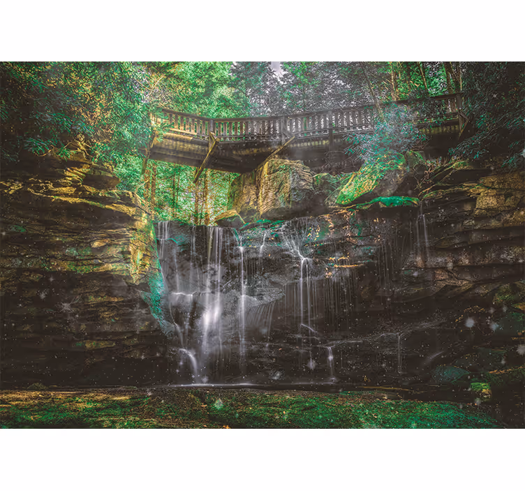 Estore de rolo quarto floresta fantástica - TenStickers