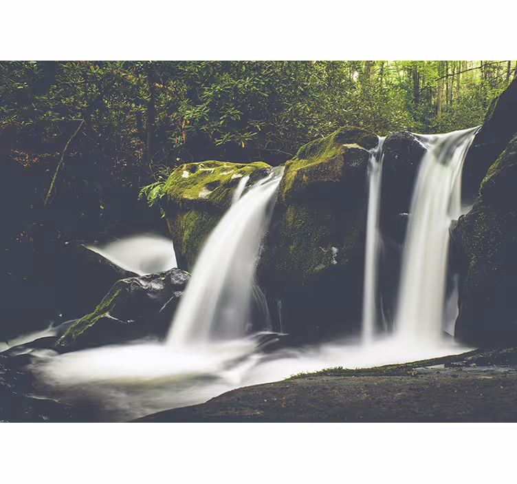 Estore de rolo quarto cachoeira da natureza - TenStickers
