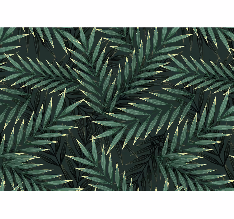 Estore de rolo quarto folhas de palmeira da selva - TenStickers