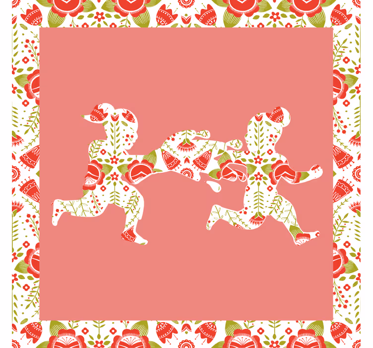 Estore de rolo para sala tradição de "Śmingus dyngus" - TenStickers