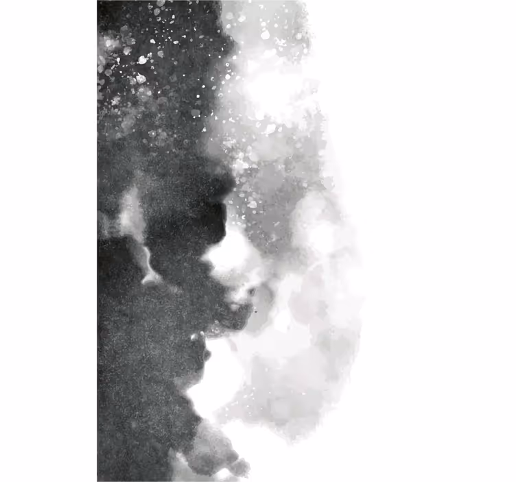 Estore de rolo para sala texturas abstratas cinza e preta - TenStickers