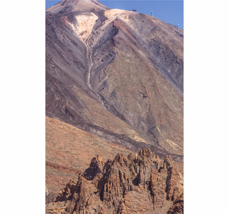 Estore de rolo para sala com vistas para o teide - TenStickers
