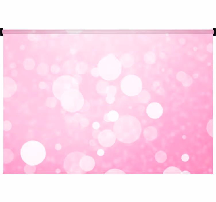 Estore de rolo quarto com fundo de luzes rosa bokeh - TenStickers