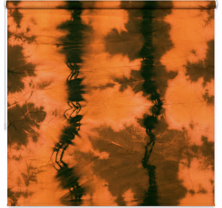 Estore de rolo quarto em tie dye marrom e preto - TenStickers