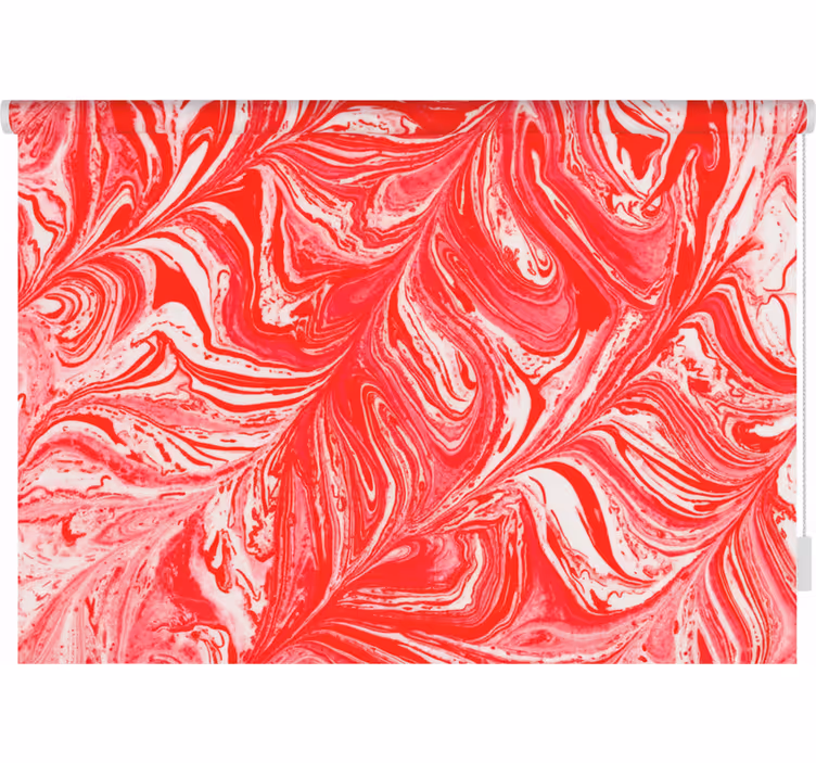 Estore de rolo quarto textura ondulada vermelha - TenStickers