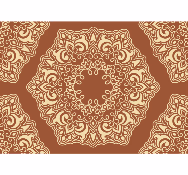 Estore de rolo quarto estilo russo antigo bege - TenStickers